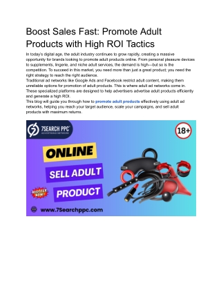 Boost Sales Fast_ Promote Adult Products with High ROI Tactics