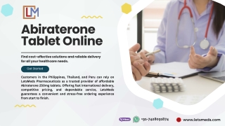 Abiraterone Tablet Cost Online Makati City Philippines