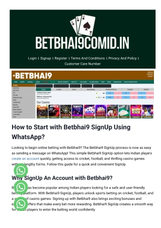 betbhai9in signup