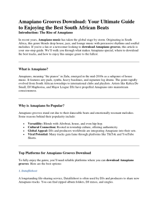 amapino pdf