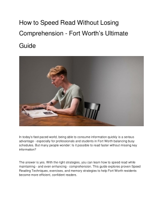 how-to-speed-read-without-losing-comprehension-fort-worth’s-ultimate-guide