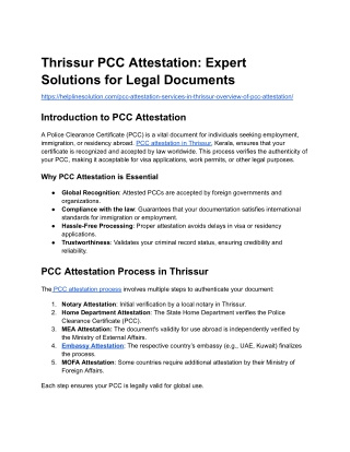 Thrissur PCC Attestation_ Expert Solutions for Legal Documents
