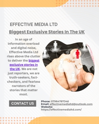 Biggest Exclusive Stories in the UK