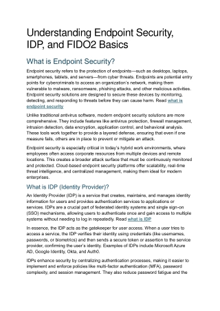 understanding endpoint security idp and fido2