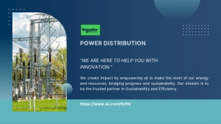 power distribution | Schneider Thailand