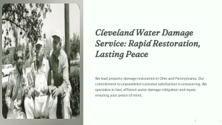 cleveland water damage service rapid restoration