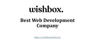 Best Web Development Company