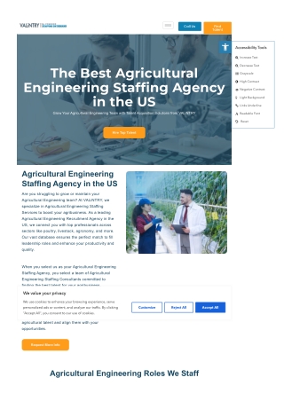 Agricultural Engineering Staffing Services