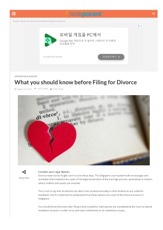 What You Should Know Before Filing for Divorce