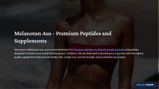 Buy Melanotan Products australia