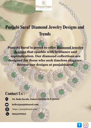 Punjabi Saraf Diamond Jewelry Designs and Trends