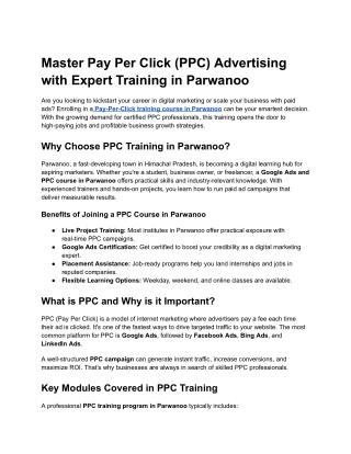 master pay per click ppc advertising with expert