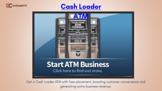 Cash Loader ATM