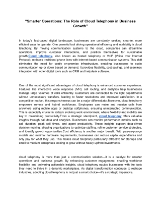 _Smarter Operations_ The Role of Cloud Telephony in Business Growth_