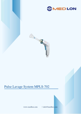 pulse lavage system mpls 702