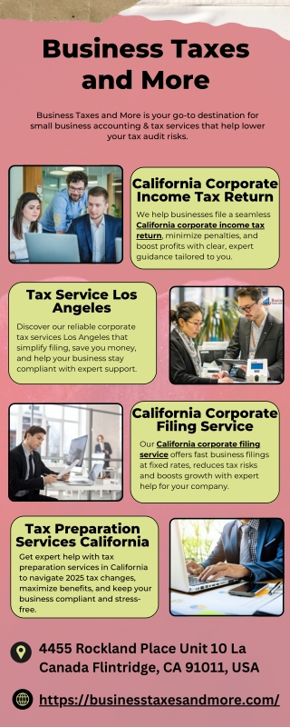 California Corporate Income Tax Return