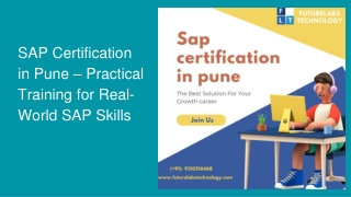 SAP Certification in Pune – Practical Training for Real-World SAP Skills
