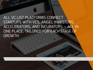 all vc list platforms connect startups with