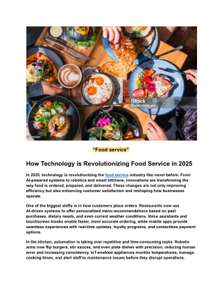 food service