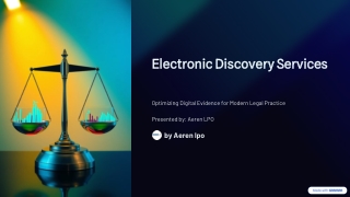 Electronic Discovery Services