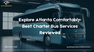 Explore Atlanta Comfortably Best Charter Bus Services Reviewed