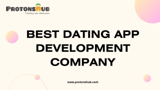 best dating app development company