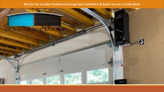 Why DIY Garage Door Fixes in Castle Rock Can Cost You More