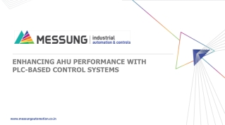 ENHANCING AHU PERFORMANCE WITH PLC-BASED CONTROL SYSTEMS