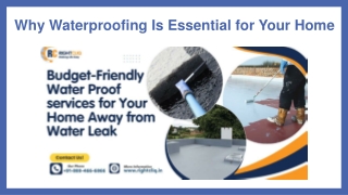 Why Waterproofing Is Essential for Your Home