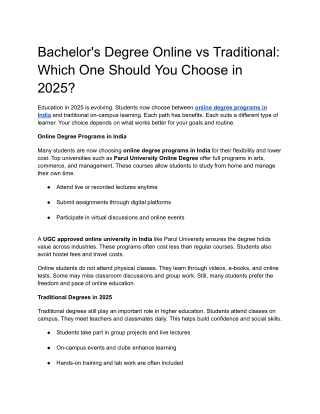 Bachelor's Degree Online vs Traditional_ Which One Should You Choose in 2025