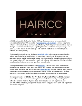 Hairicc - Marina Del Rey