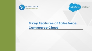 6 Key Features of Salesforce Commerce Cloud