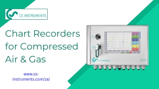 Chart recorders for Compressed air and Gas systems