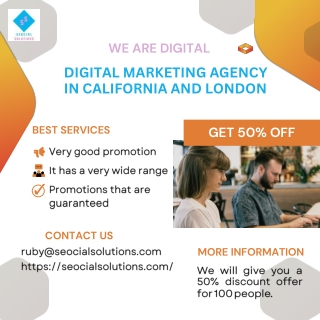 Digital Marketing Agency in California and London