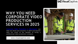 Why You Need Corporate Video Production Services