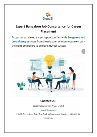 Expert Bangalore Job Consultancy for Career Placement