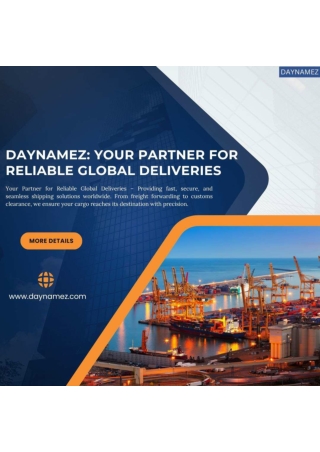 Daynamez: End-to-End Logistics You Can Rely On