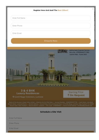 Emaar Elite Oasis Lucknow New Launch