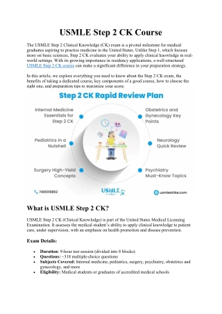 USMLE Step 2 CK Course