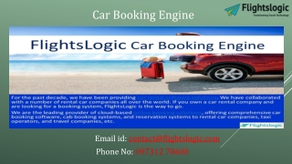 Car Booking Engine | Car Rental Booking Engines
