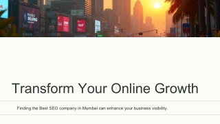 Top-Rated SEO Agencies in Mumbai – Osumare’s Smart Strategy