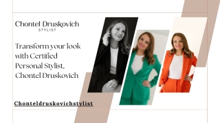 One Hour Personal Styling Session - Chontel Druskovich Stylist