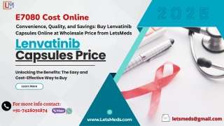 Lenvatinib Capsules Price Online Makati City Philippines