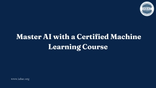 Master AI with a Certified Machine Learning Course | IABAC