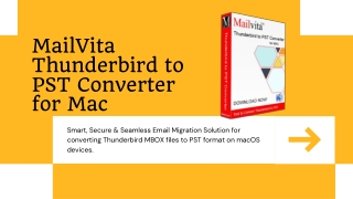 mailvita thunderbird to pst converter for mac