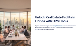 Real Estate CRM Tips for Florida Agents
