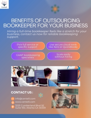 Benefits of Outsourcing Bookkeeper for  your Business
