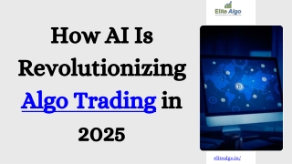 How AI Is Revolutionizing Algo Trading in 2025