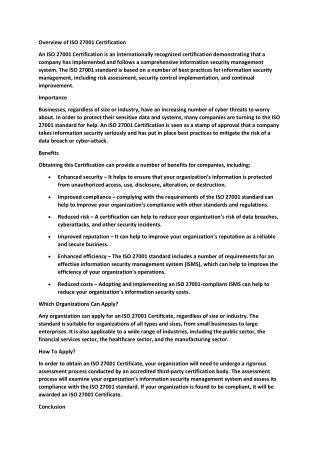 iso 27001 singapore