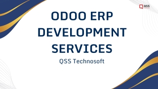 Odoo ERP Development Services